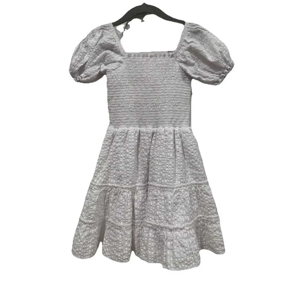 Girls Kids little peixoto‎ white dress Small S